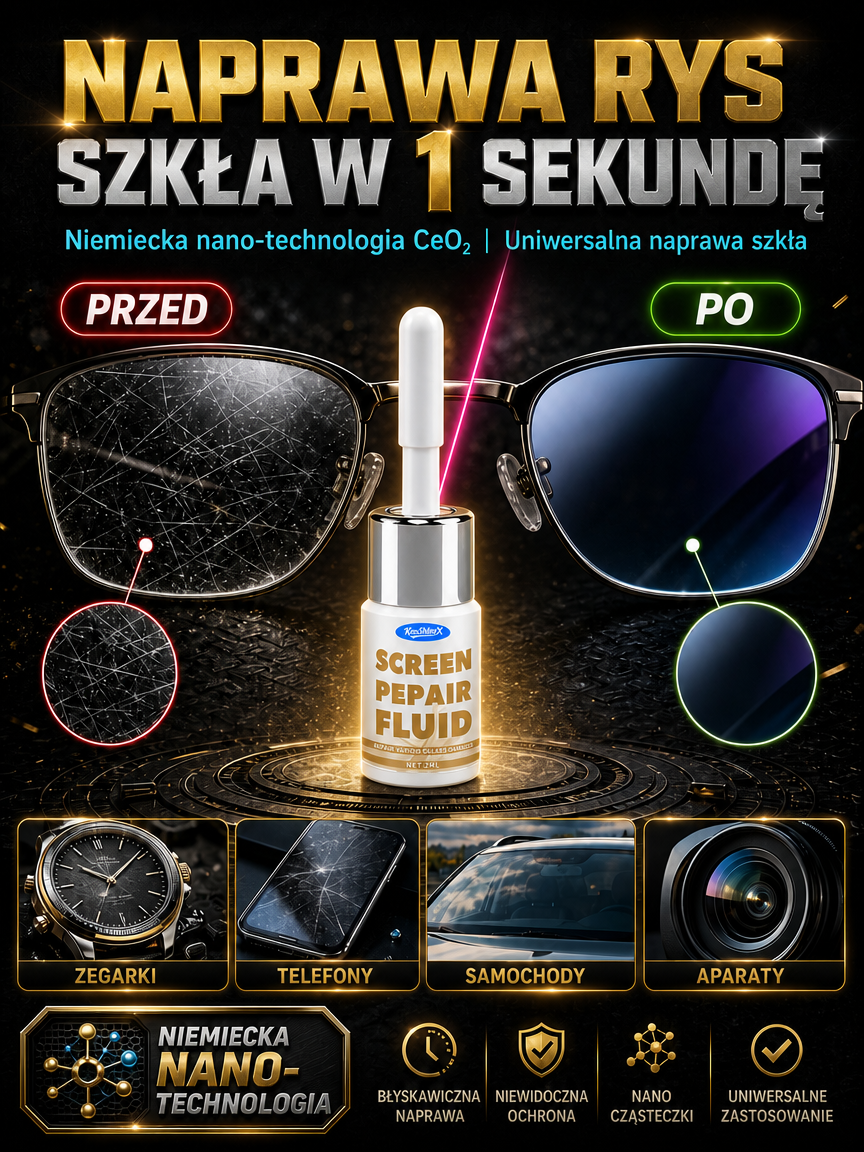 🔥🔥SL-[Naprawa w 1 sekundę] Płyn do naprawy zarysowań szkła