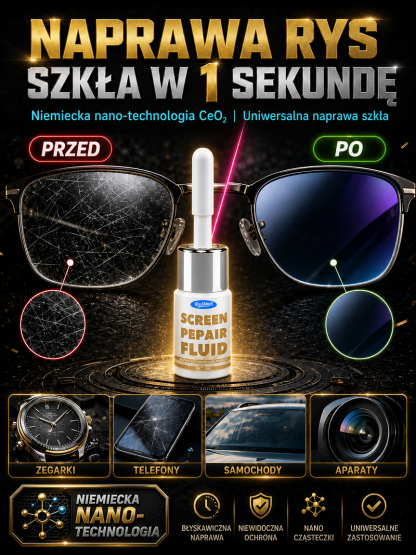 🔥🔥SL-[Naprawa w 1 sekundę] Płyn do naprawy zarysowań szkła