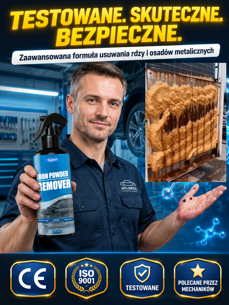 🔥🔥Wielofunkcyjny środek do usuwania rdzy z metalu do samochodów – ulepszona wersja niebieskiej butelki