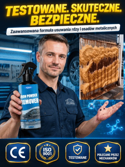 🔥🔥Wielofunkcyjny środek do usuwania rdzy z metalu do samochodów – ulepszona wersja niebieskiej butelki