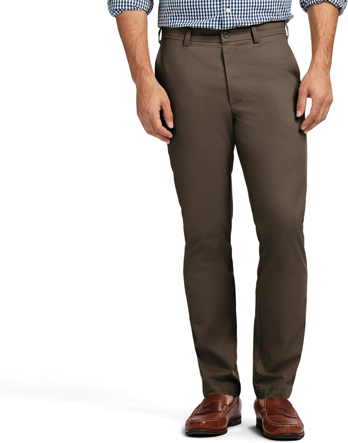 Men's American Chino Flat Front Straight Fit Pant
