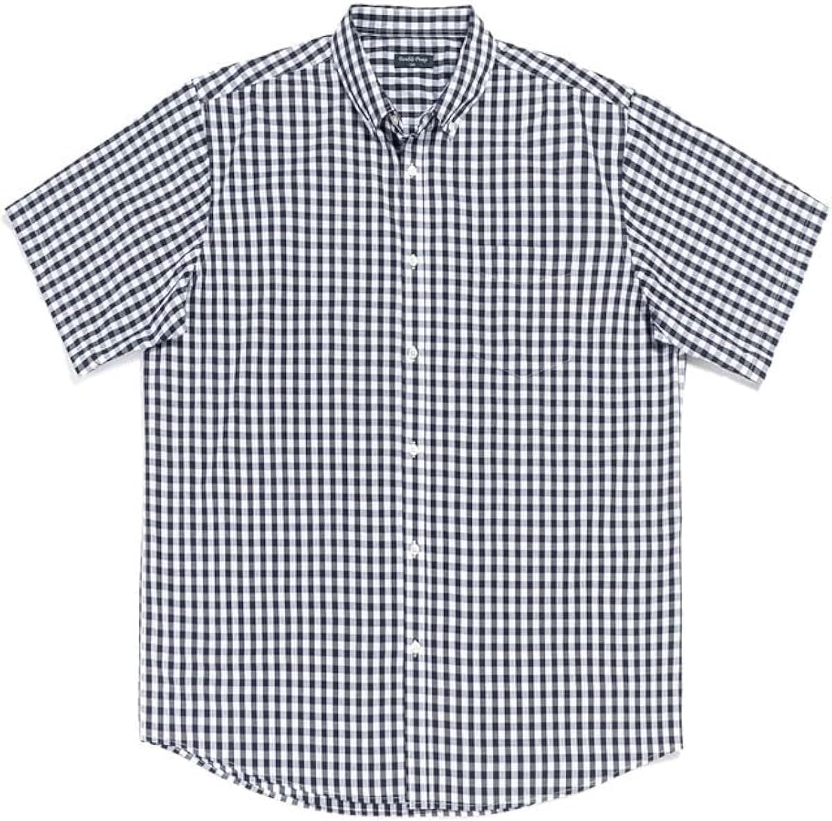 Big and Tall Shirts for Men Short Sleeve Button Down Shirts from Size XL(T) to 6XL (T) Cotton
