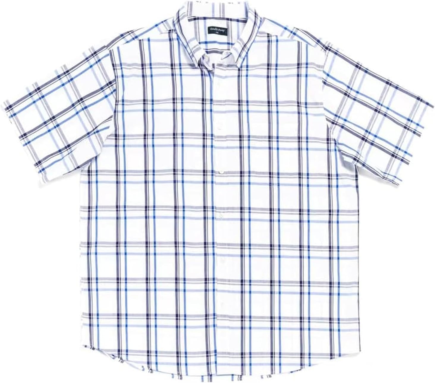 Big and Tall Shirts for Men Short Sleeve Button Down Shirts from Size XL(T) to 6XL (T) Cotton