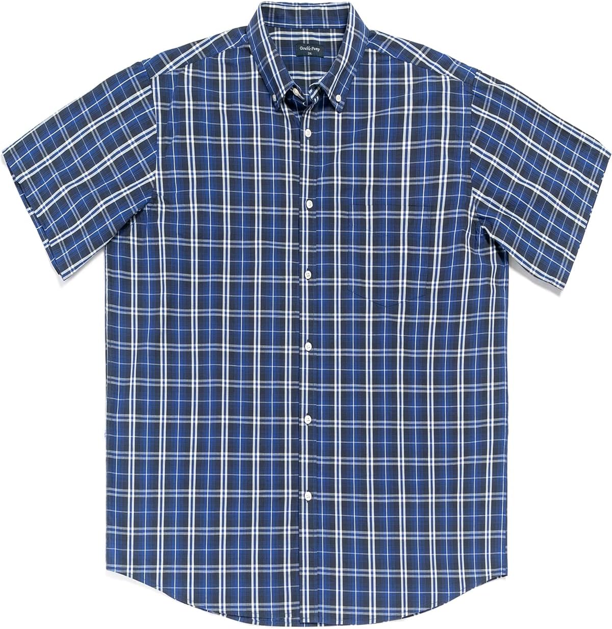Big and Tall Shirts for Men Short Sleeve Button Down Shirts from Size XL(T) to 6XL (T) Cotton