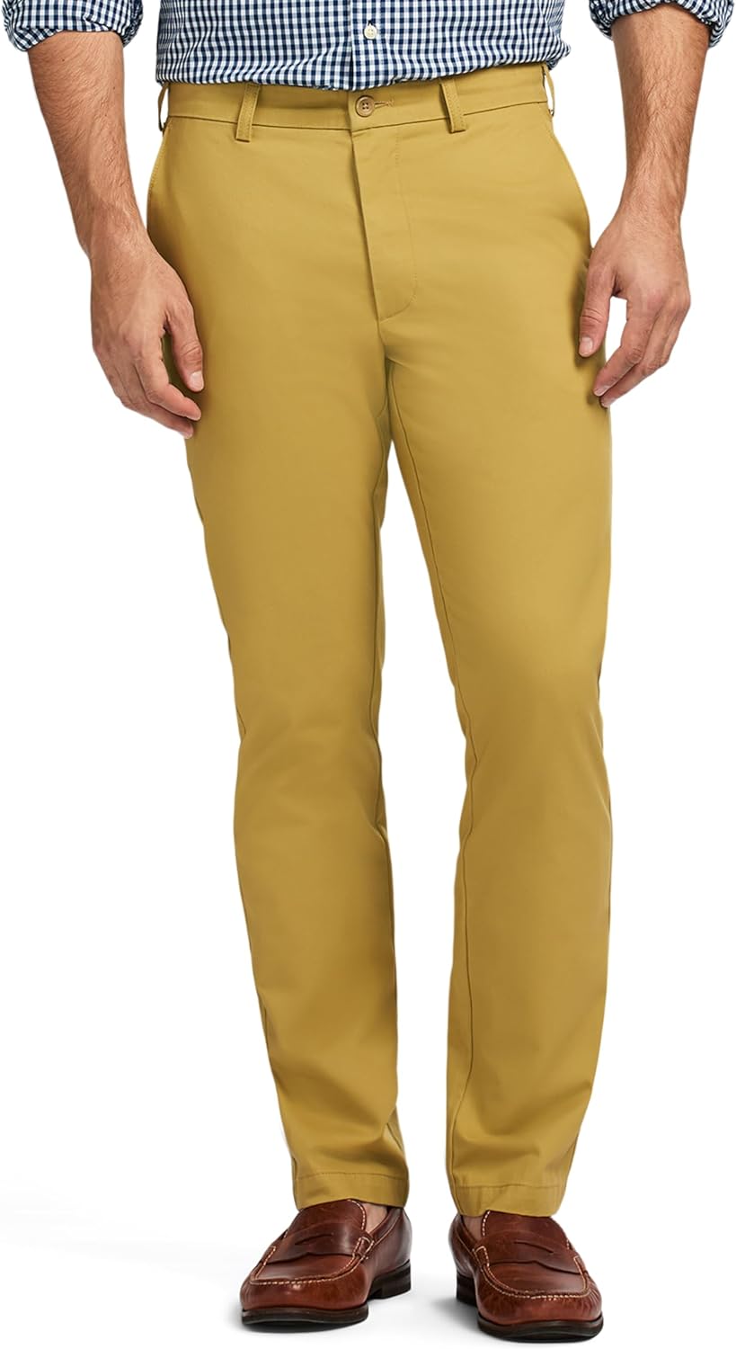 Men's American Chino Flat Front Straight Fit Pant