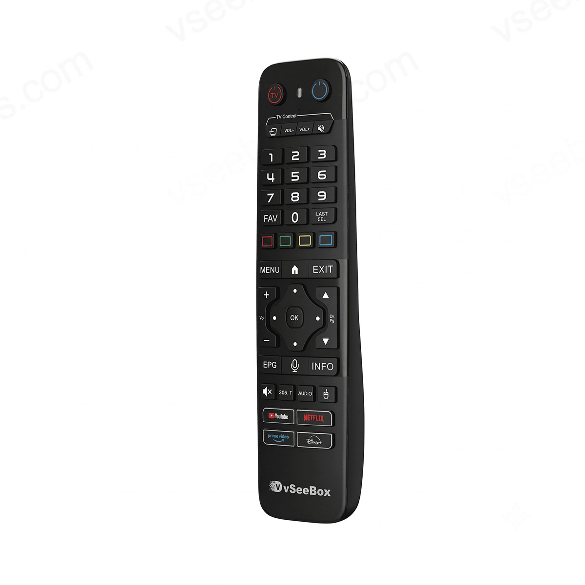 vSeeBox V6 Max Original Bluetooth Voice Remote Control with Backlit Keys