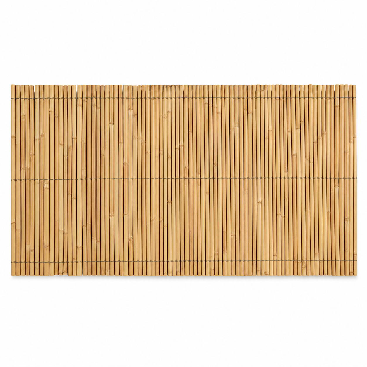 Balkon Sichtschutzmatte Bambus Natur 300x90 cm für Geländer-CasterraHome