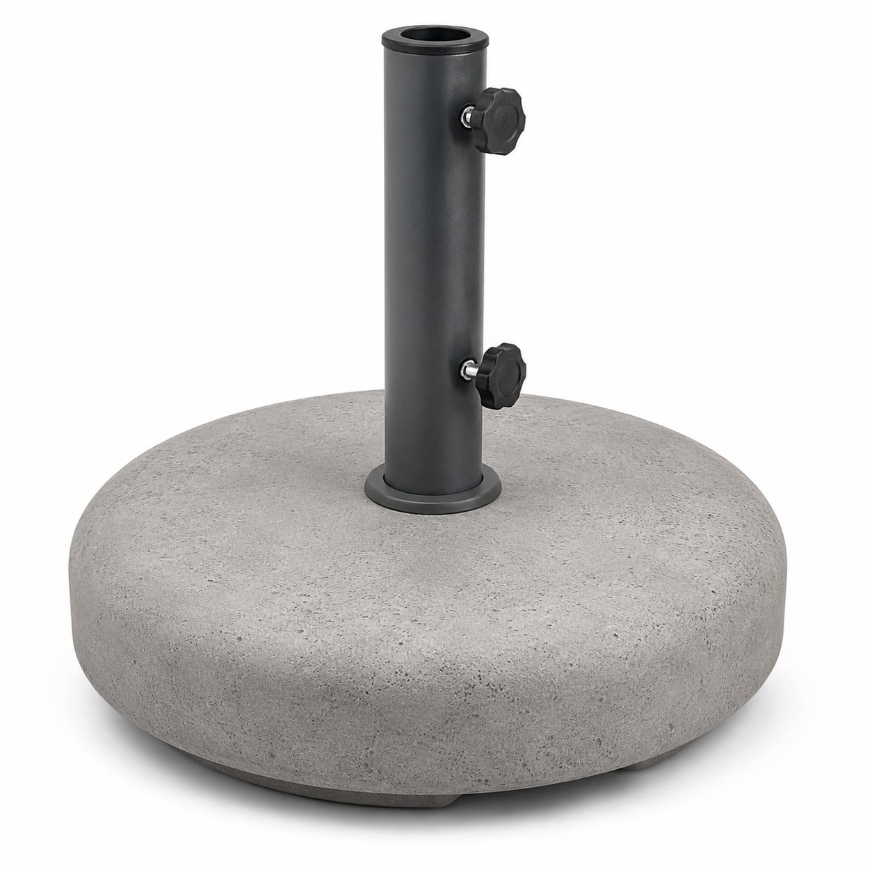 Sonnenschirmständer Betonoptik Grau 25 kg für Mittelstockschirme-CasterraHome