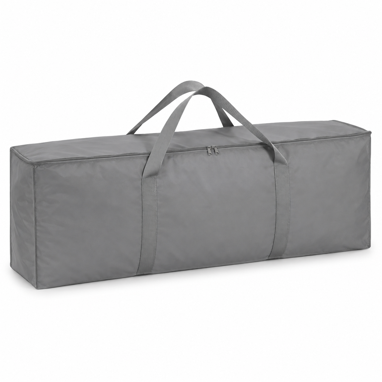 Kissentasche Outdoor Grau 125x32x50 cm für Auflagen und Decken-CasterraHome