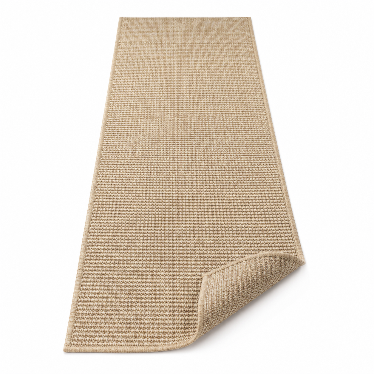 Balkonläufer Natur 70x180 cm in Sisaloptik für schmale Außenflächen-CasterraHome