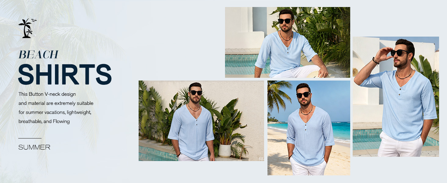 MENS SUMMER VACATION SHIRTS