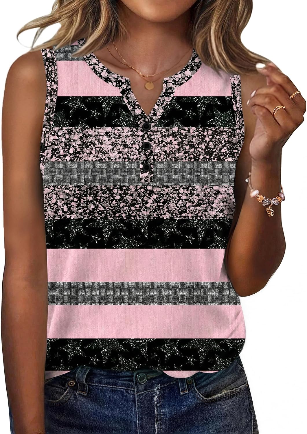 Womens Tank Tops 2026 Loose V Neck Spring Summer Tops Business Dressy Sleeveless Shirts
