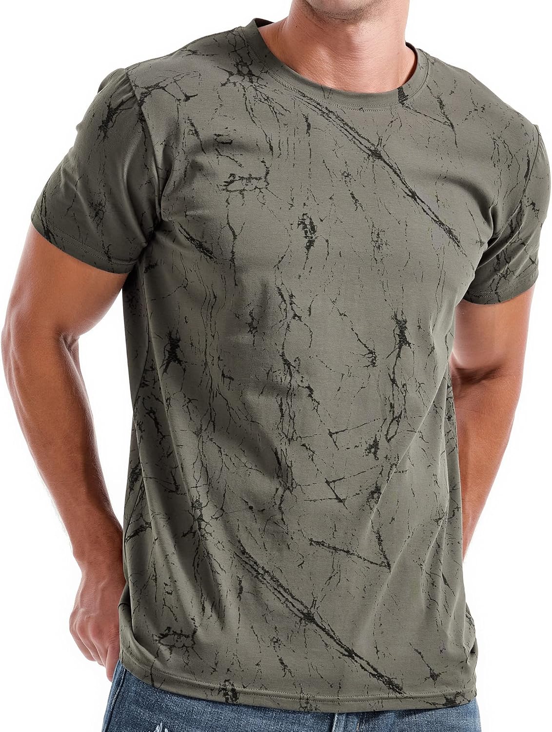 Mens Hipster Hiphop Tees - Fashion Print T-Shirts