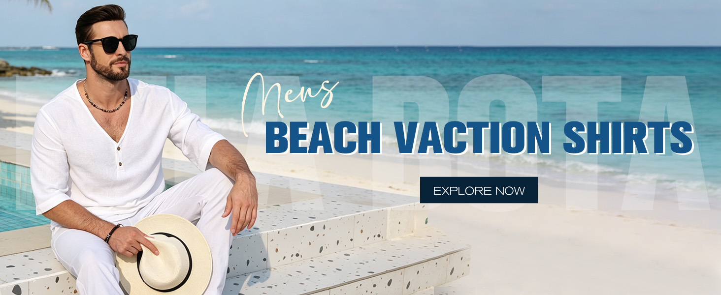 mens beach shirts