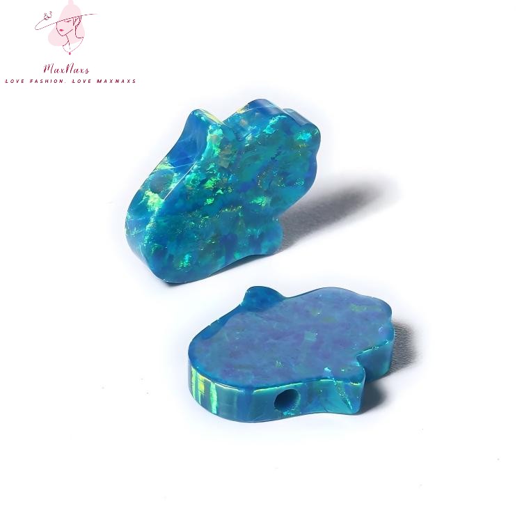 Wholesale Loose Gemstone Created & Synthetic Opal Hamsa for Jewelry Making