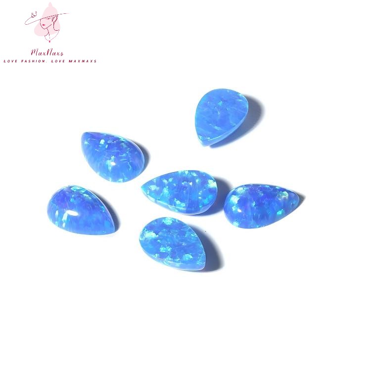 Wholesale Fire Pear Shape Lab Synthetic Opal Cabochon Gemstone with Factory Price