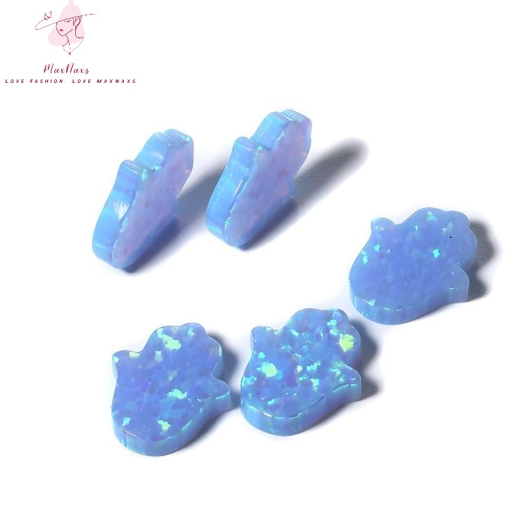 Wholesale Loose Gemstone Created & Synthetic Opal Hamsa for Jewelry Making