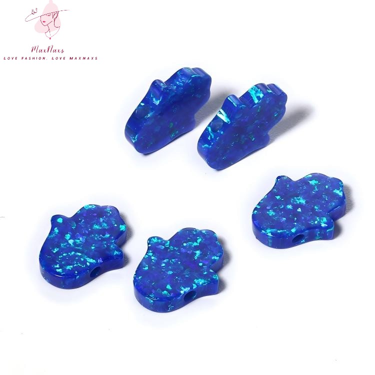 Wholesale Loose Gemstone Created & Synthetic Opal Hamsa for Jewelry Making