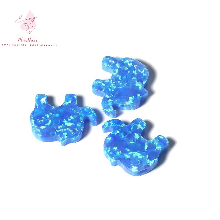 Wholesale Synthetic Opal Elephant for Fashion Necklace Jewelry