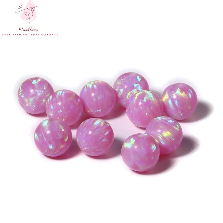 Wholesale Green Pendant Loose Gemstone Synthetic Opal Beads