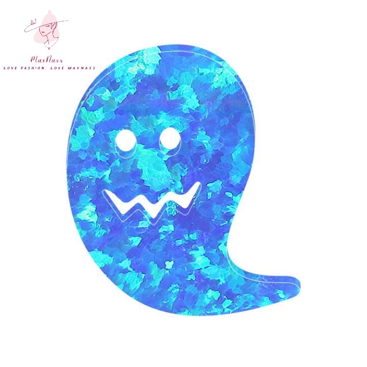 Wholesale Halloween Synthetic Opal Stone Rough Kg Ghost Crush Blue Crushed Beads Stone Stone for Necklace Pendant