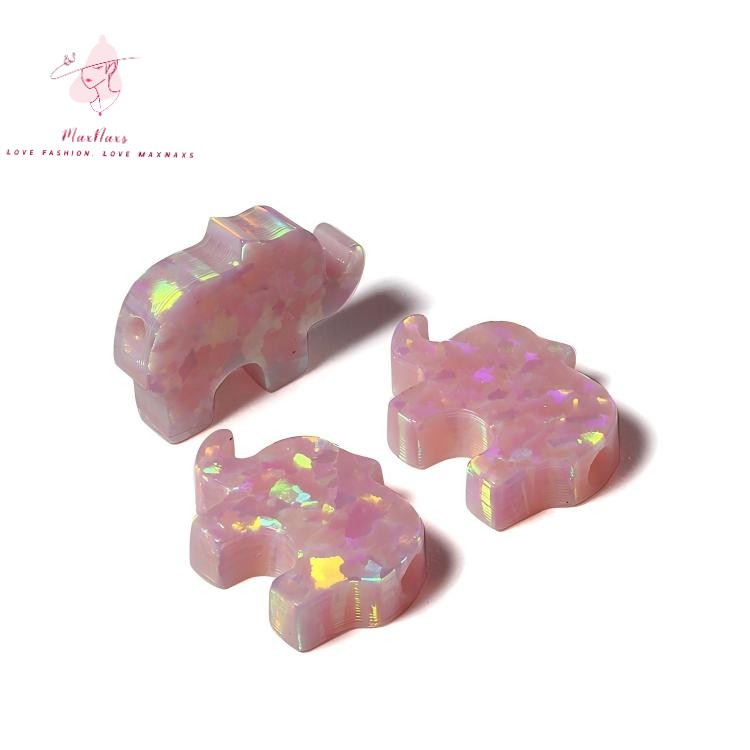 Wholesale Synthetic Opal Elephant for Fashion Necklace Jewelry