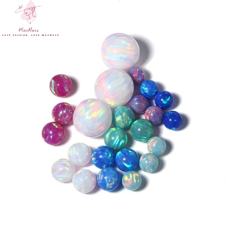 Wholesale Green Pendant Loose Gemstone Synthetic Opal Beads