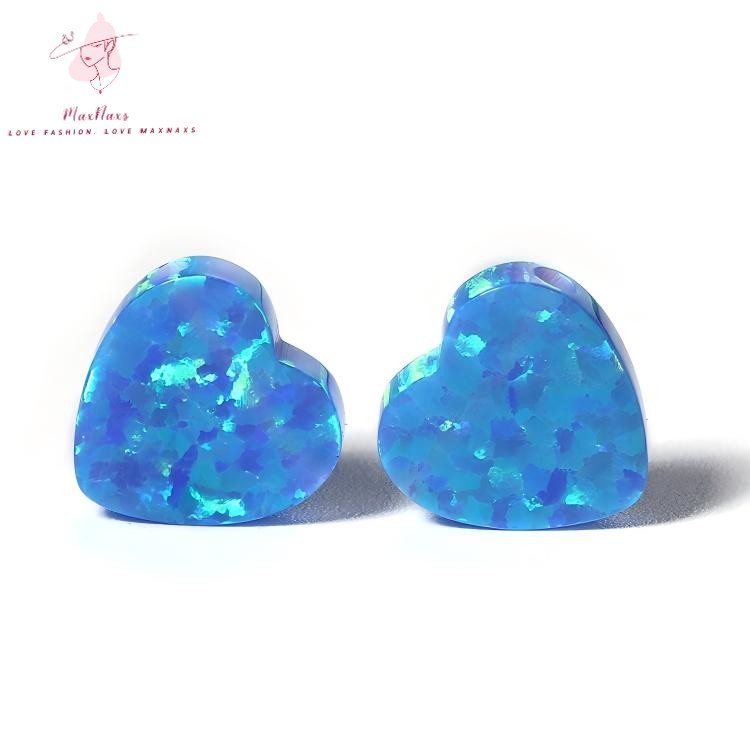 Wholesale Customized White Synthetic Opal Heart Pendant for Fashion Jewelry