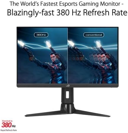Swift 360Hz 27” 1440P HDR Gaming Monitor (PG27AQN) - QHD (2560 x 1440), Fast IPS, 1ms, G-SYNC, Eye Care, HDMI, DisplayPort, USB, Ergonomic Design, VESA Wall Mountable, HDR10, DisplayHDR600