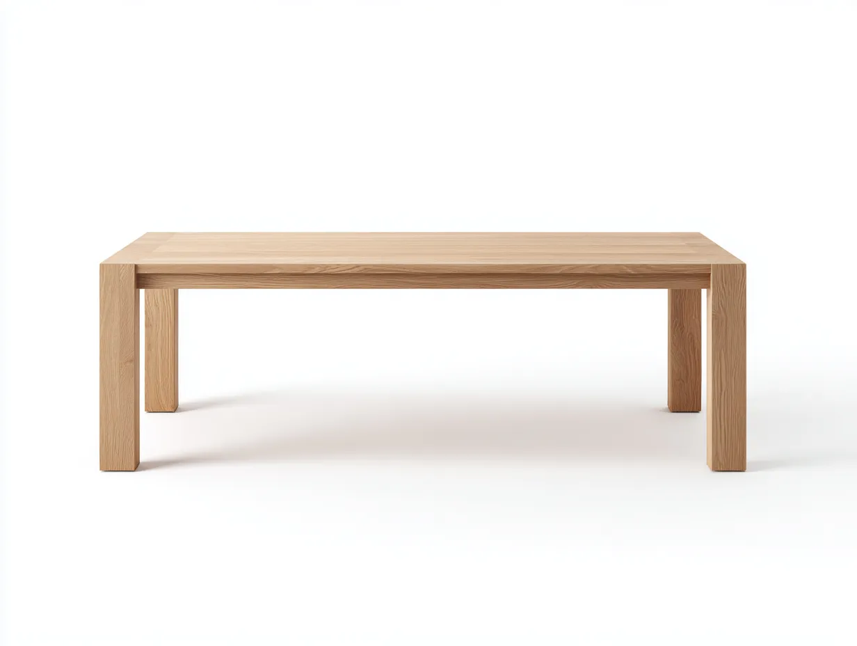 Escritorio de madera 165x70x73 cm - pino claro - estructura sencilla para estudio