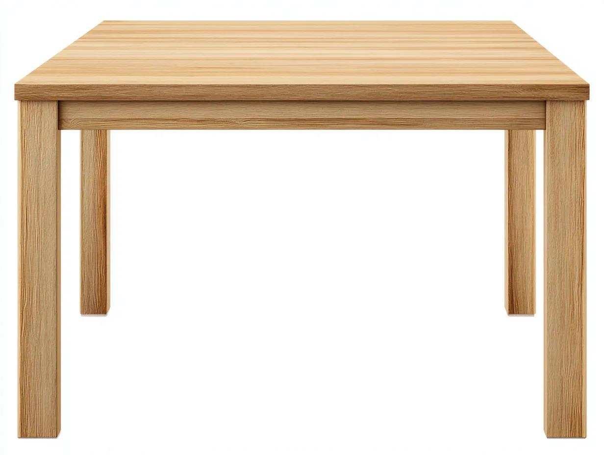 Escritorio de madera 188x77x76 cm - roble miel - presencia robusta para estudio