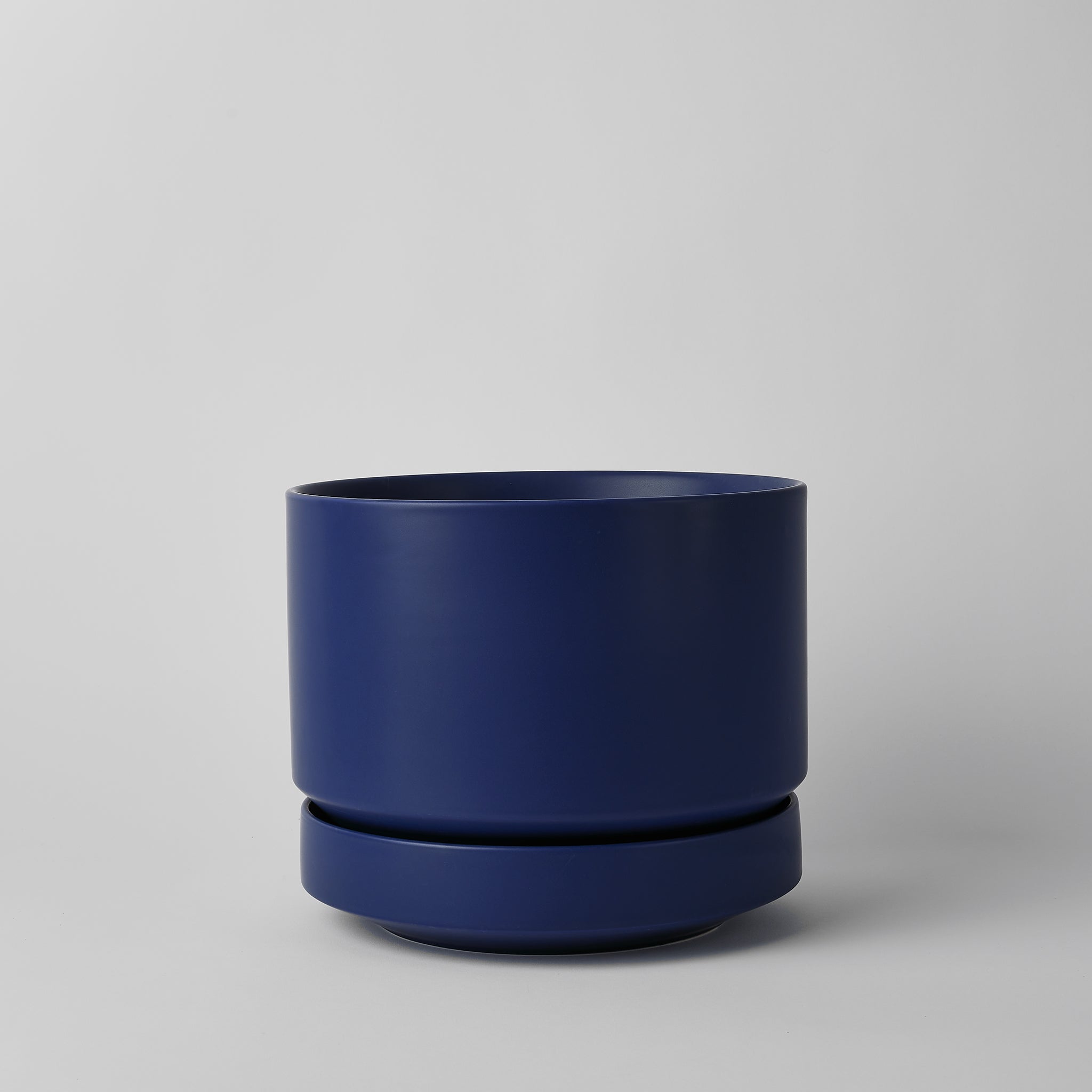 Modern Round Ceramic Planter Set