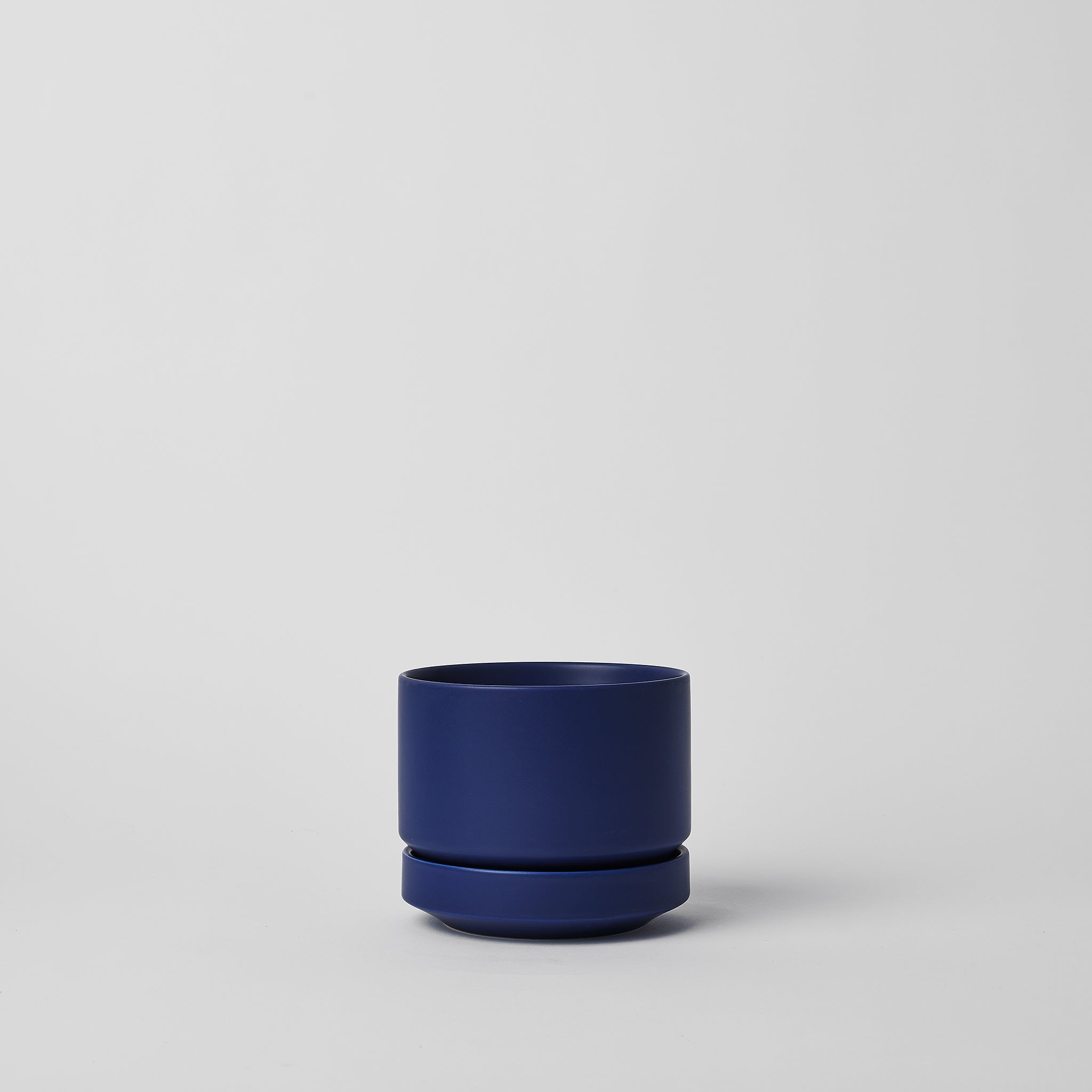 Modern Round Ceramic Planter Set