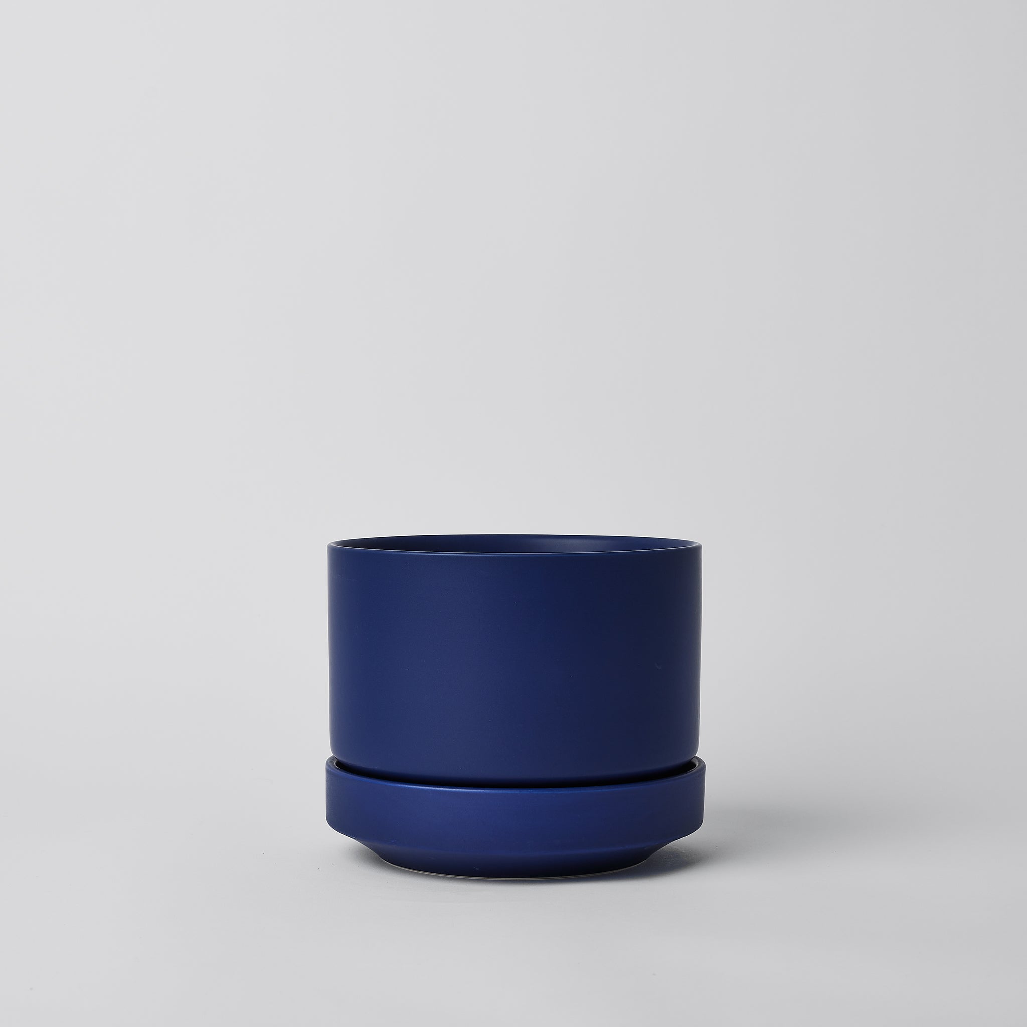 Modern Round Ceramic Planter Set