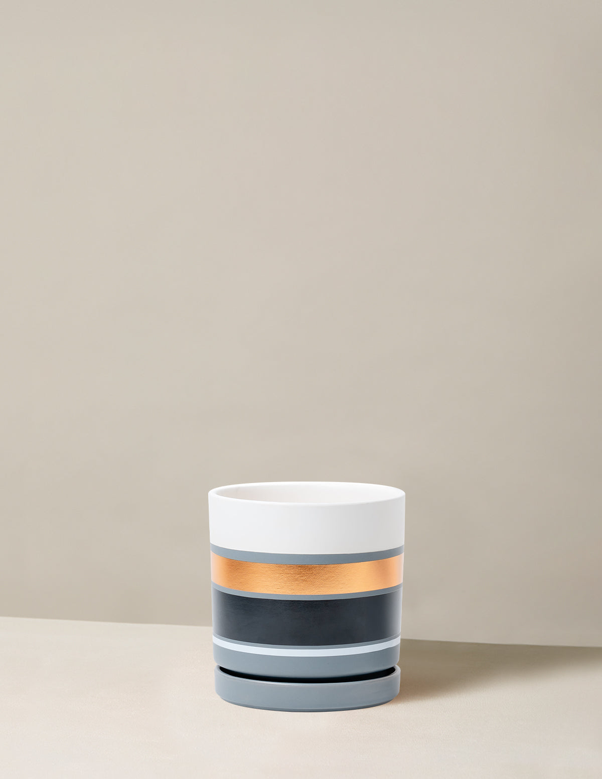 Vibrant Ceramic Planter with Saucer image 33