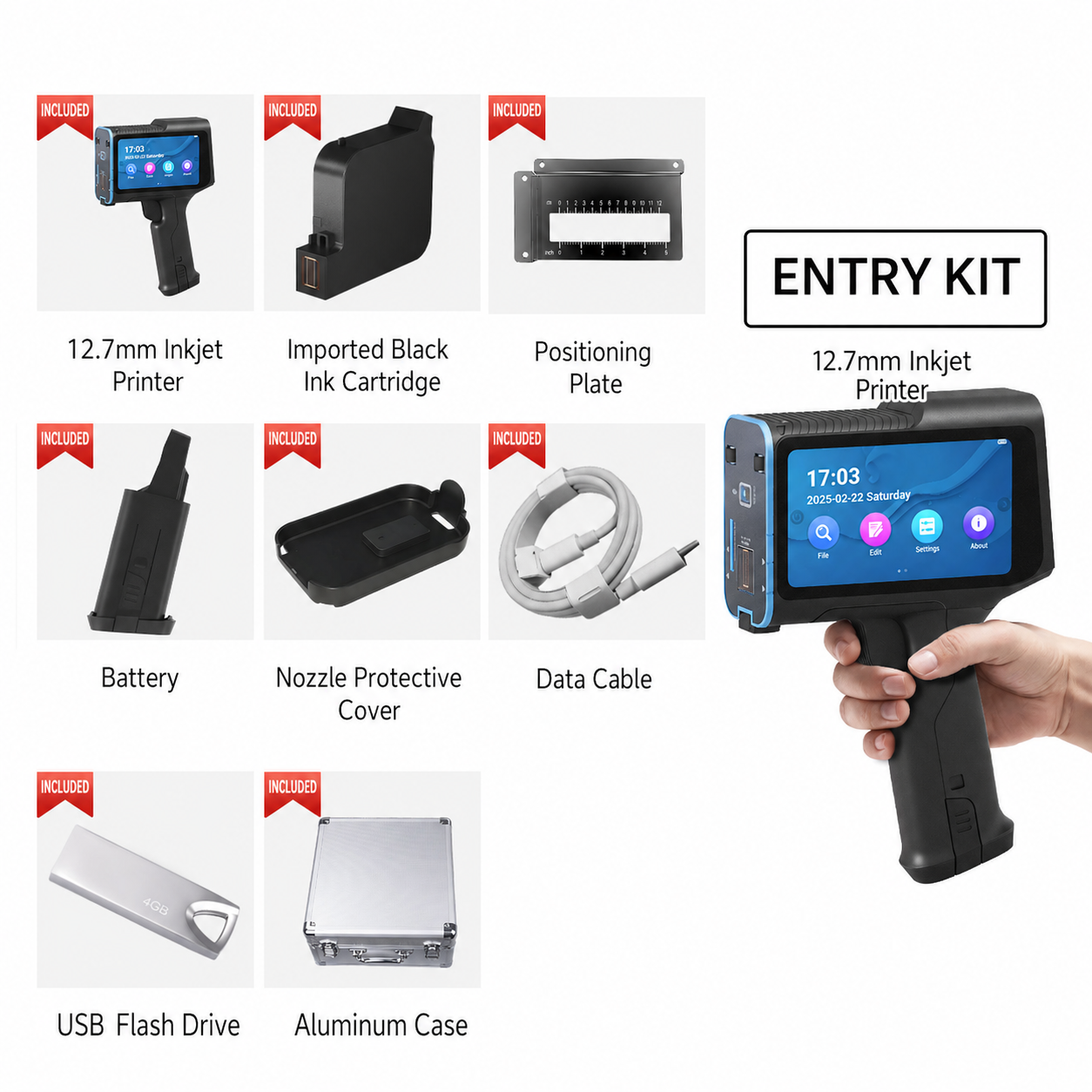 All-in-One Handheld Inkjet Printer