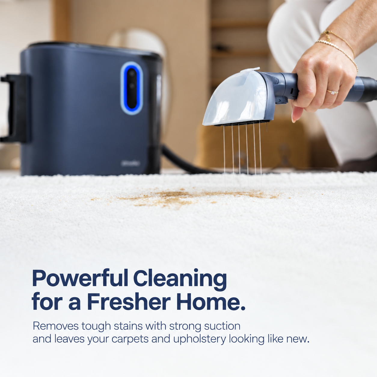 Powerful Steam Spot Cleaner for Sofas, Rugs and Mattresses