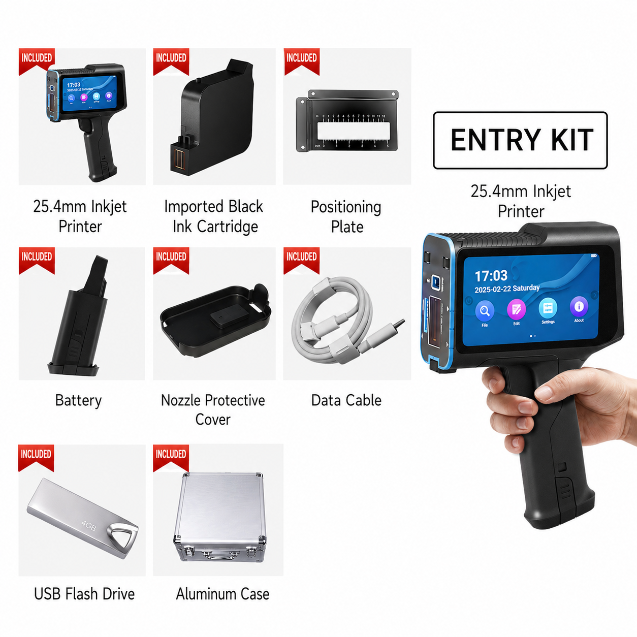 All-in-One Handheld Inkjet Printer