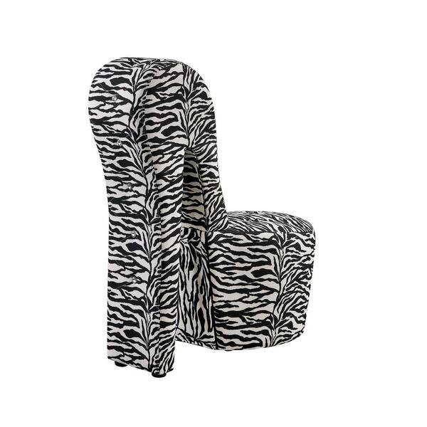 Jackson High Heel Shoe Accent Chair in Leopard Print - Best Master Furniture