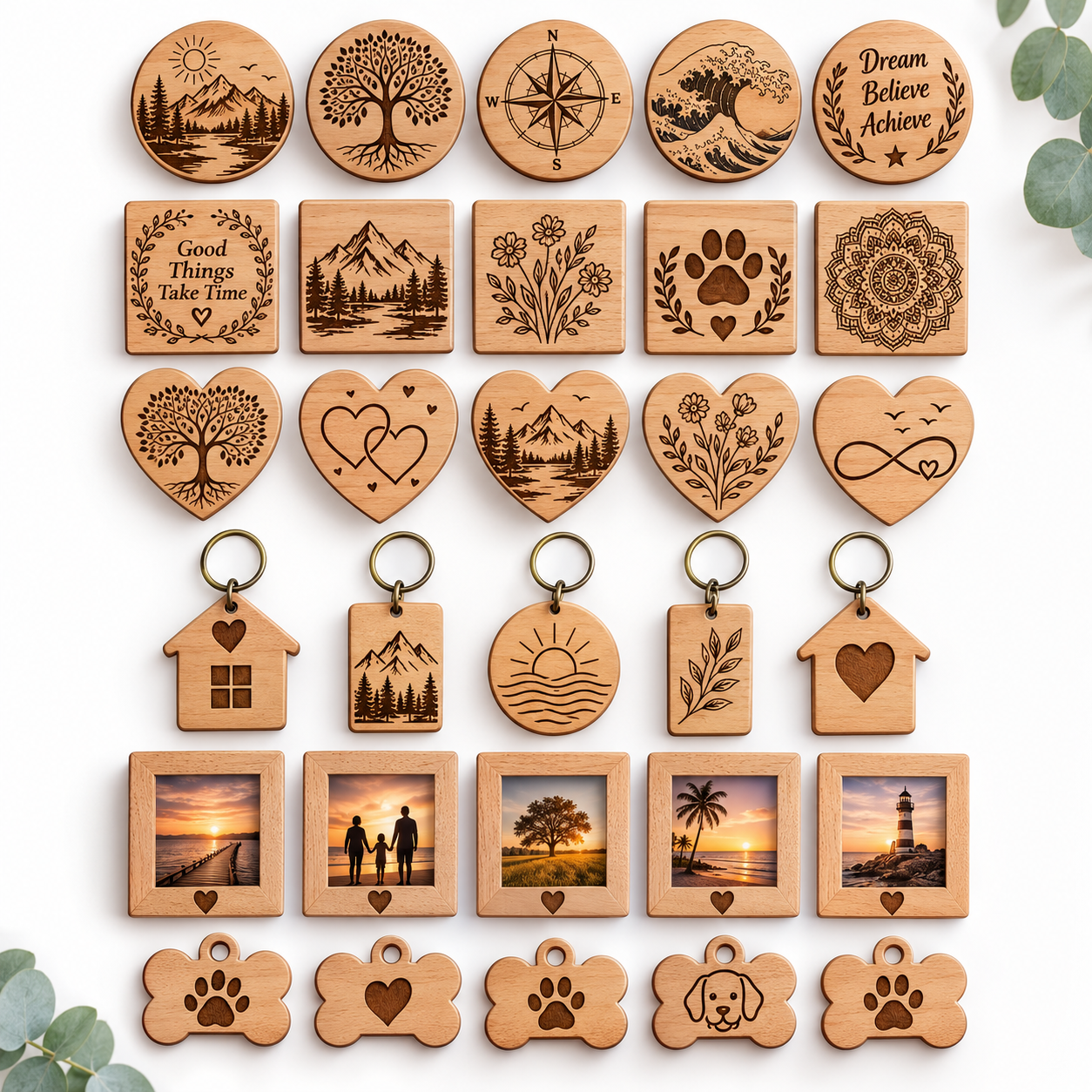 30-Piece Laser Engraving Starter Gift Set
