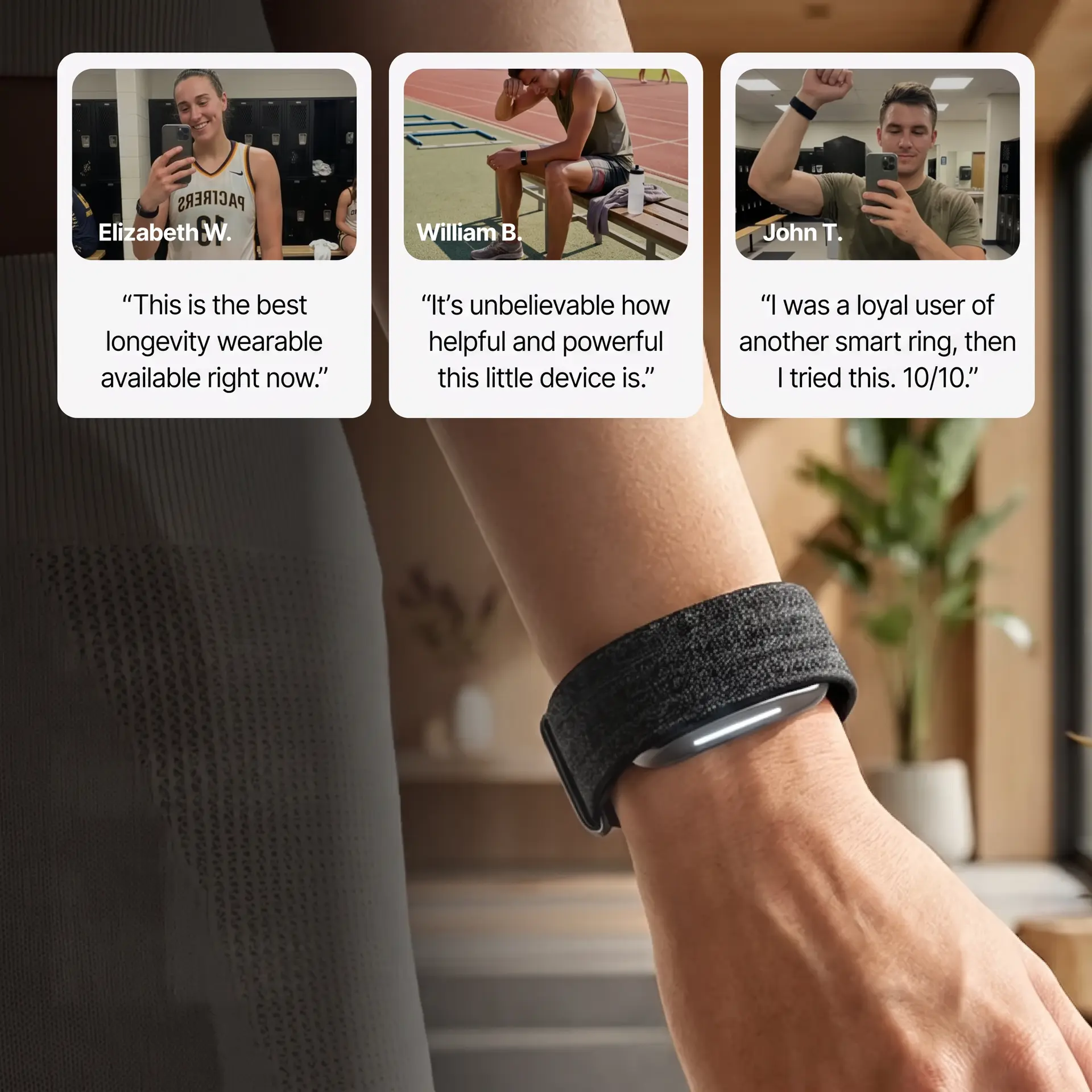 Smart Health Tracking Band with Sleep, Heart Rate, Recovery & Wellness Monitoring