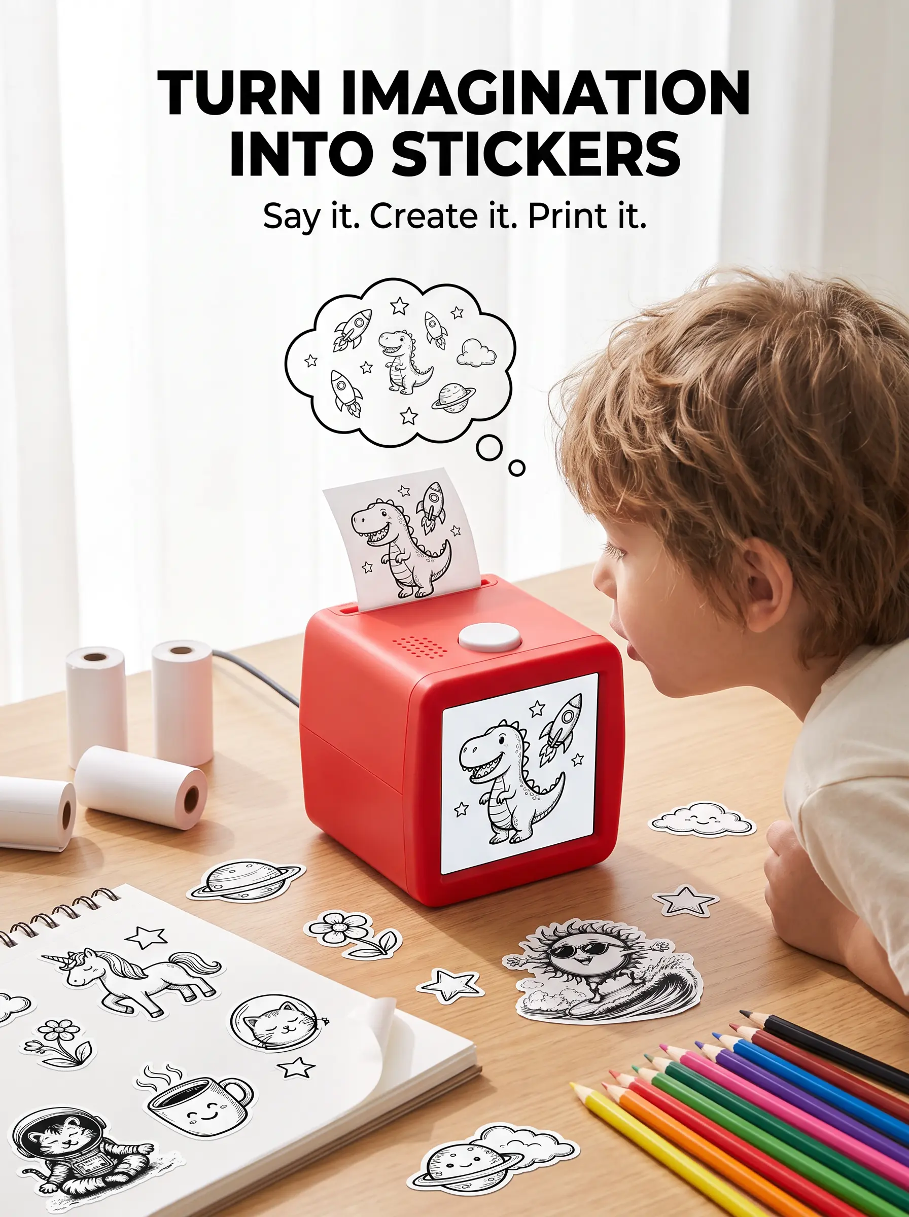 Color Your Own Stickers