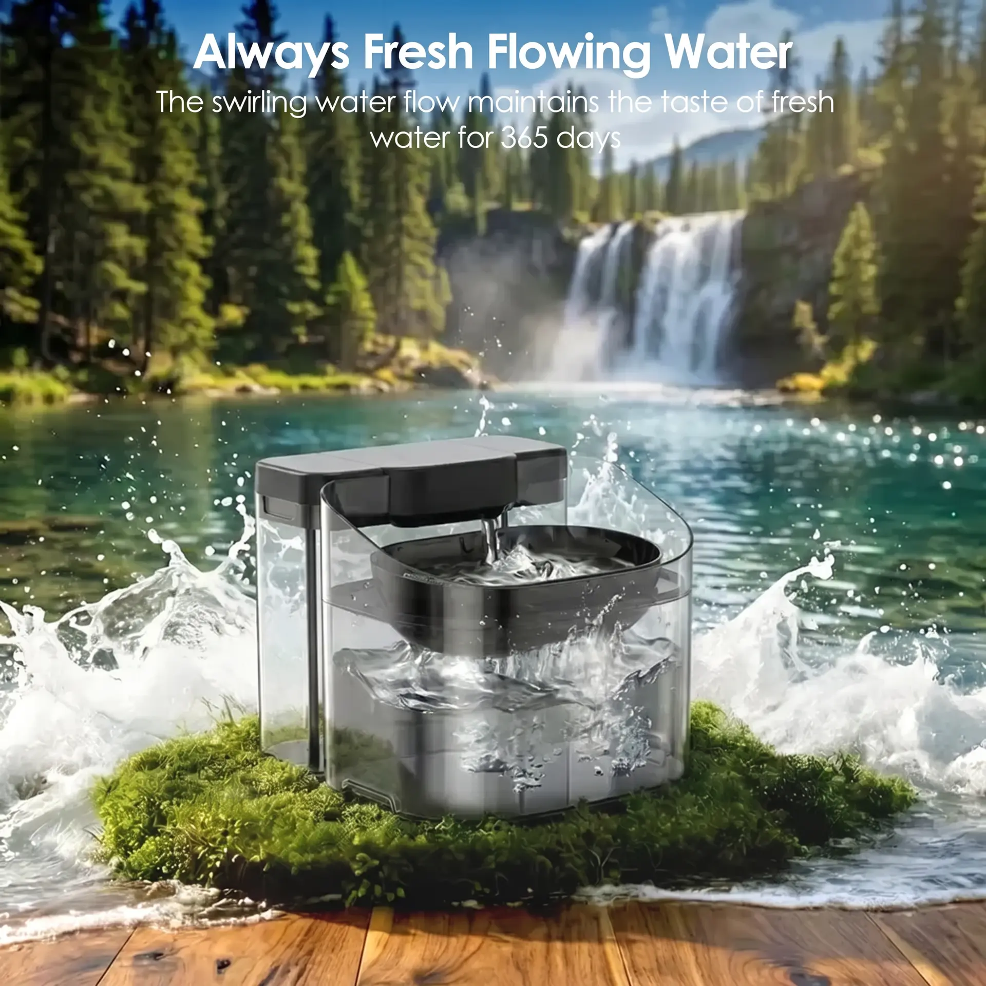 11L Automatic Dog Water Fountain with Multi-Layer Filtration
