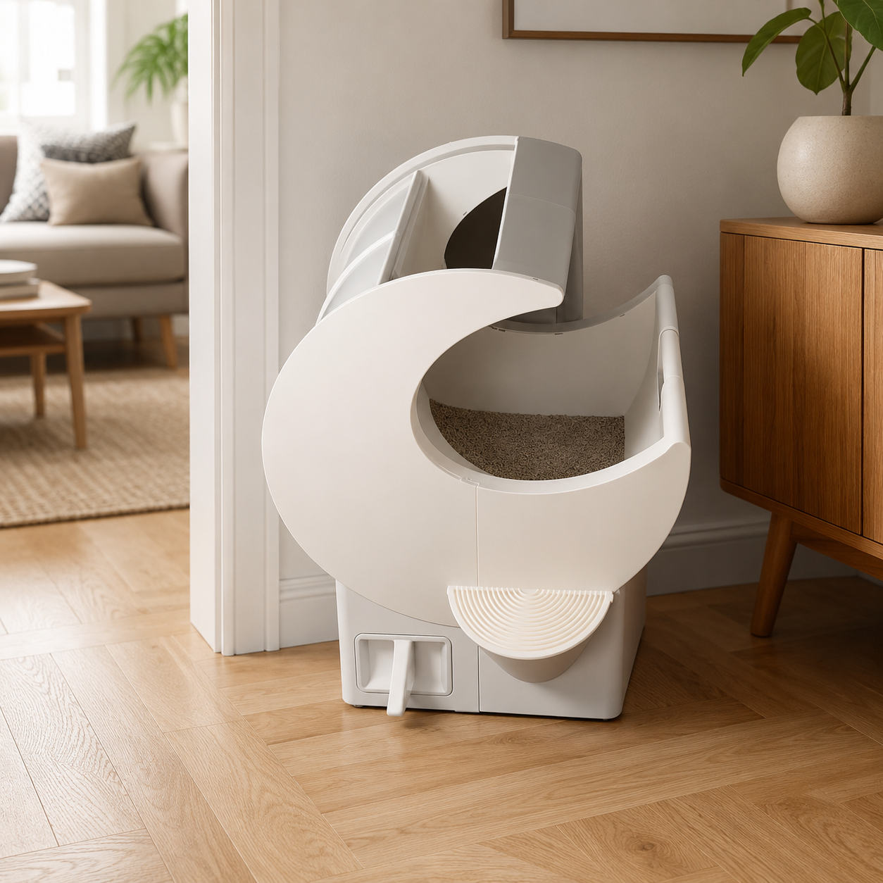 Manual Self-Cleaning Litter Box