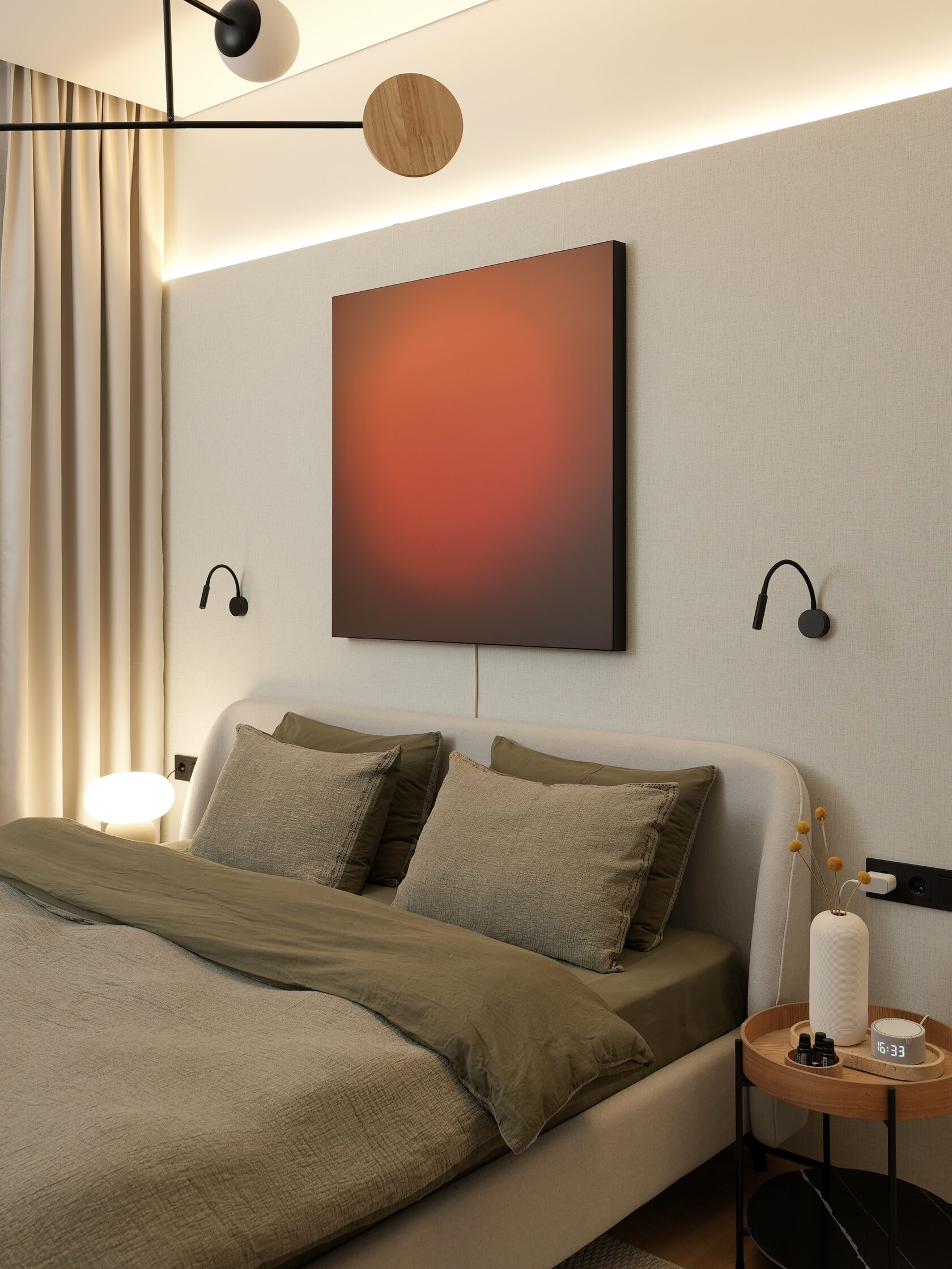 Light painting "Dawn-Sunset"