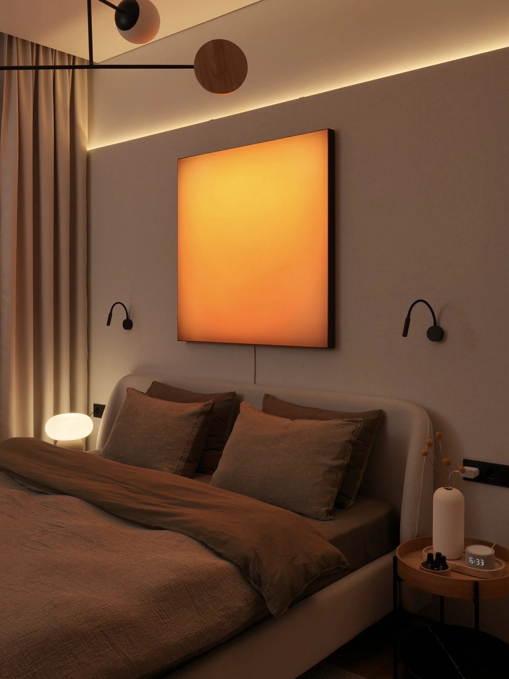 Light painting "Dawn-Sunset"