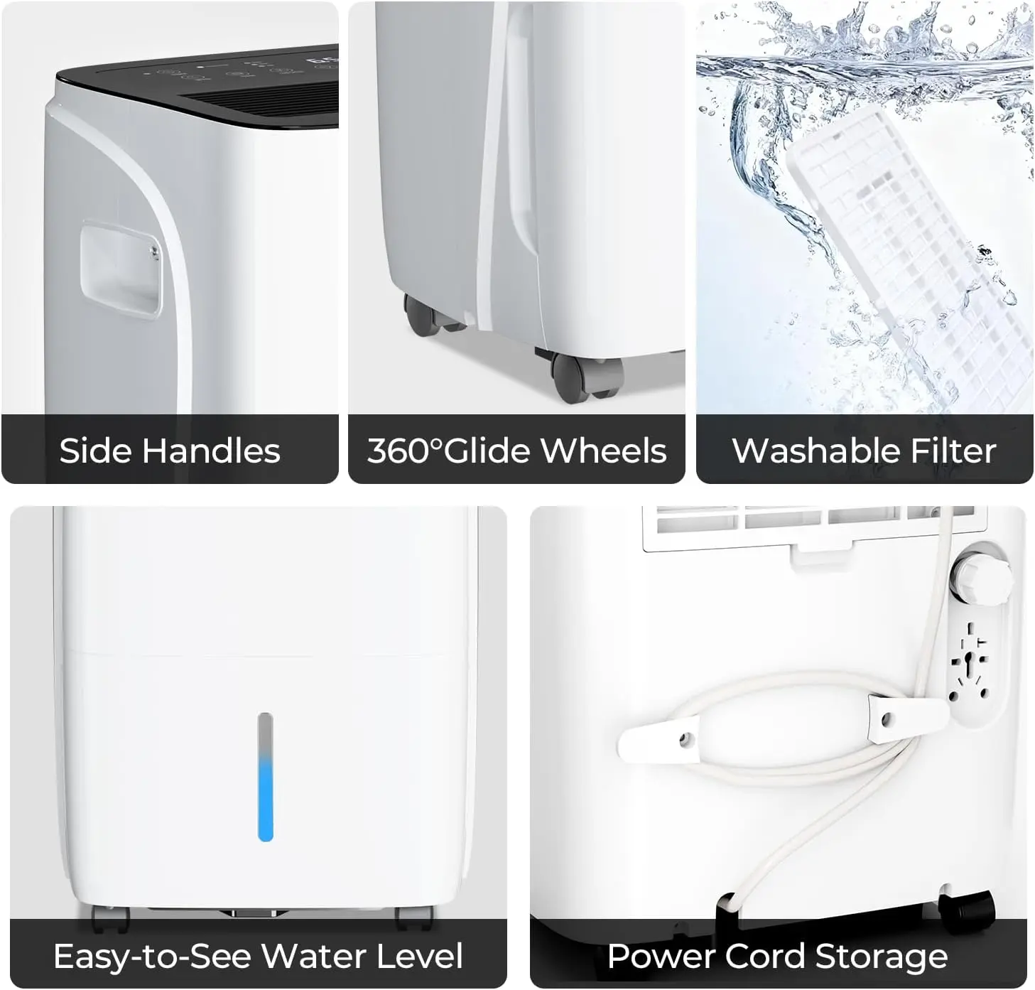 150 Pint Max / 50 Pint DOE Dehumidifier