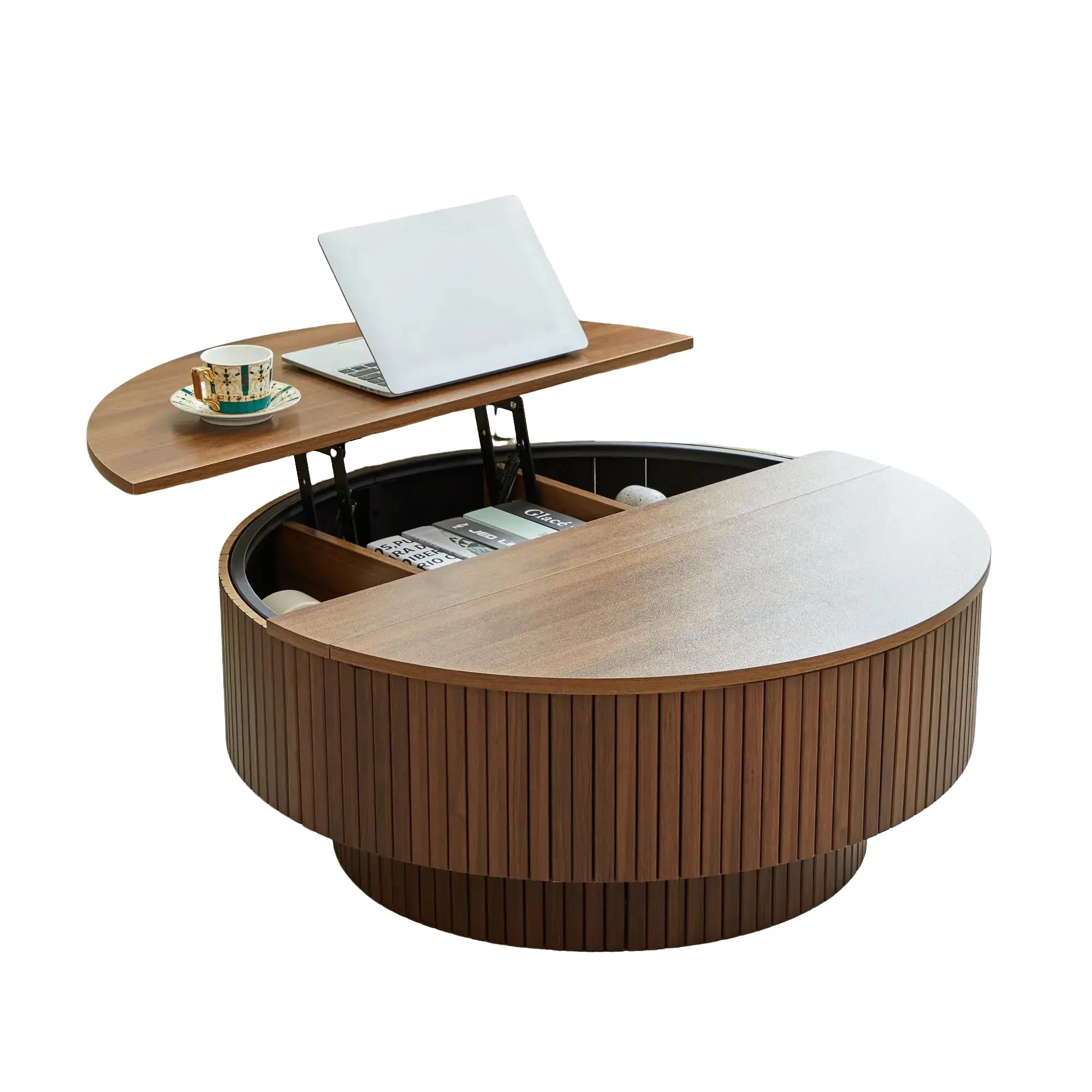 Mid-Century Modern Coffee Table with Storage