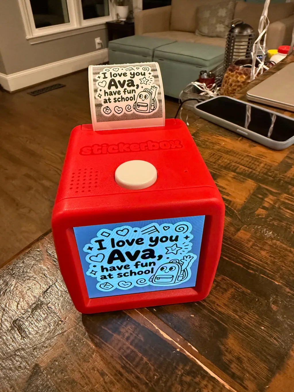 StickerBox AI personalized sticker customer photo