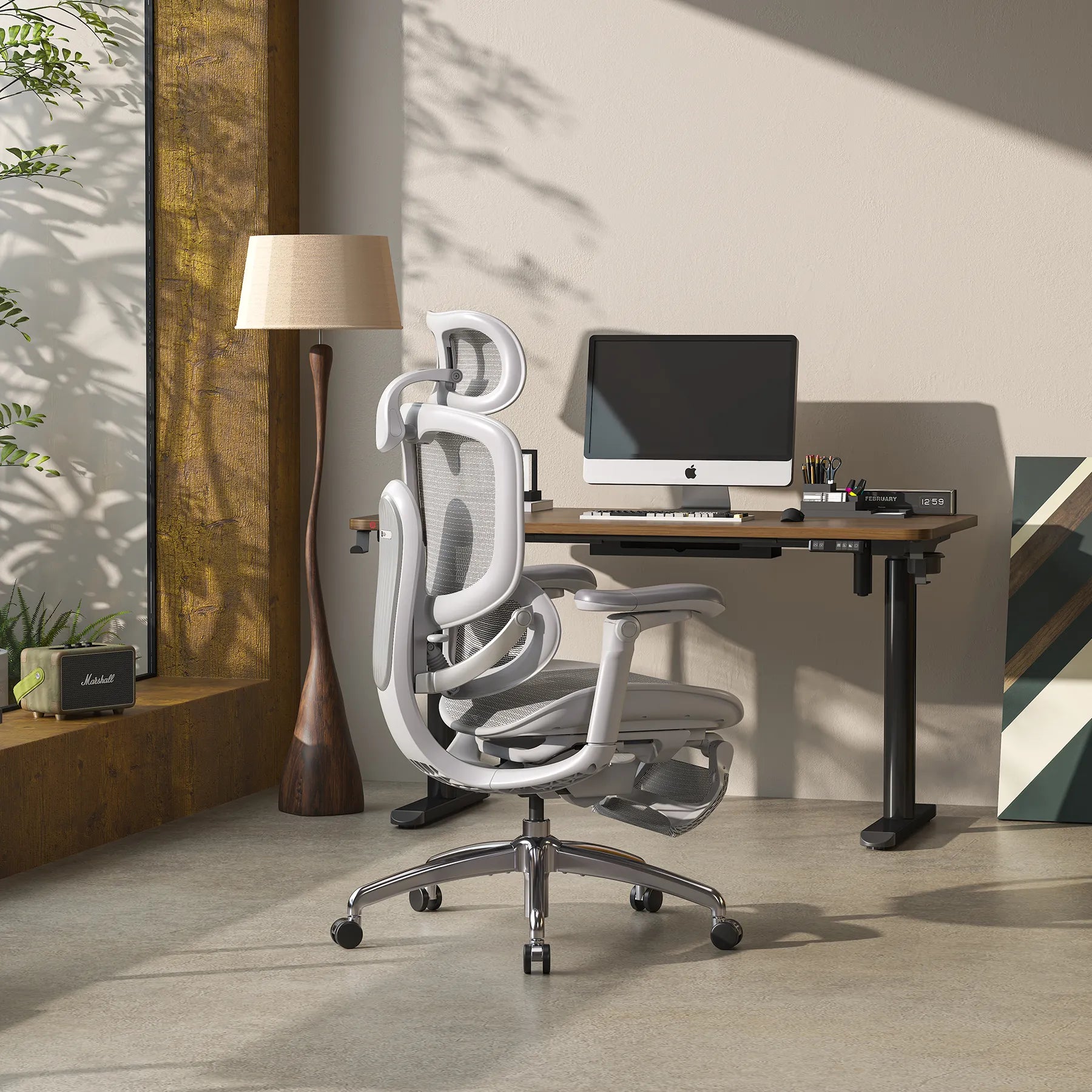 Full Body Adaptive Ergonomic Office Chair with 8D Adjustable Armrests and Dynamic Lumbar Support
